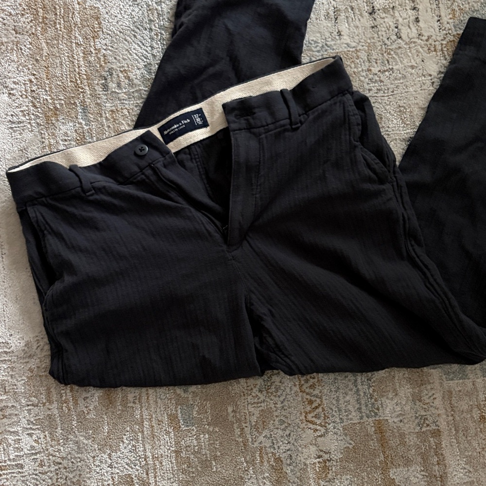 Abercrombie and Fitch athletic loose navy pants